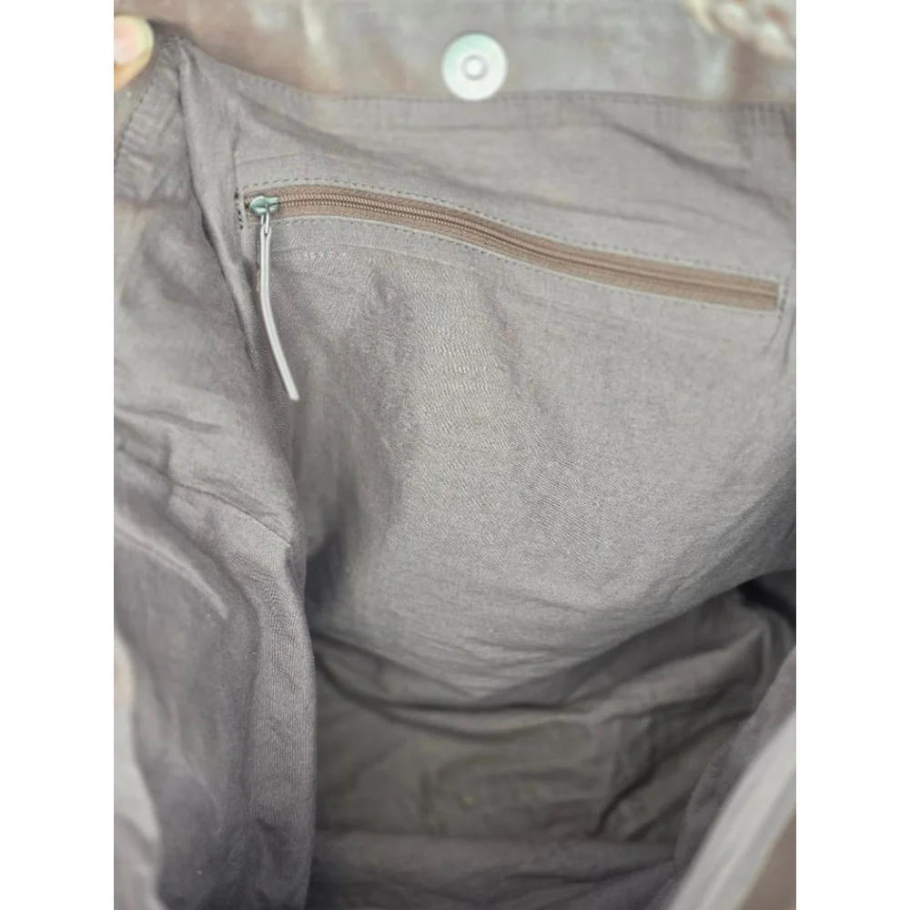 Women's Brown Leather Hobo Bag One Size